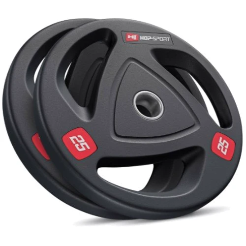 Блин для штанги и гантели Hop-Sport 2х25 кг