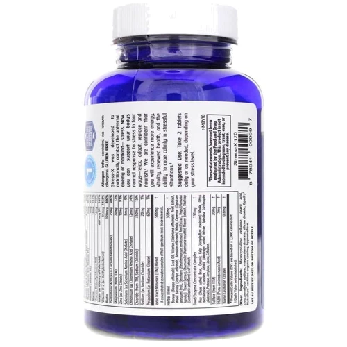 Trace Minerals Stress-X Стрес-X Захист від стресу 120 таблеток: Стать Унисекс