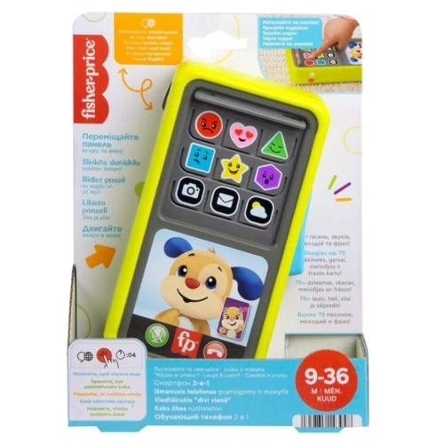 Смартфон Fisher-Price 2-в-1 с технологией Smart Stages многоязычный (HNL46)