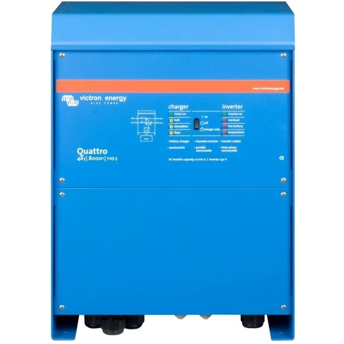 Гибридный солнечный инвертор (hybrid) Victron Energy Quattro 48/8000/110-100/100: Тип Гибридный