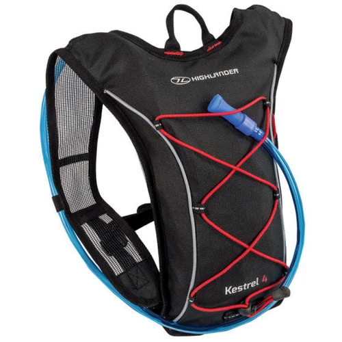 Рюкзак Highlander Kestrel 4 Hydration Pack 6 Black/Red (924211)