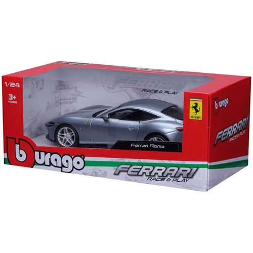 Автомодель Bburago - Ferrari Roma (асорті сірий металік, червоний металік, 1:24) фото 7