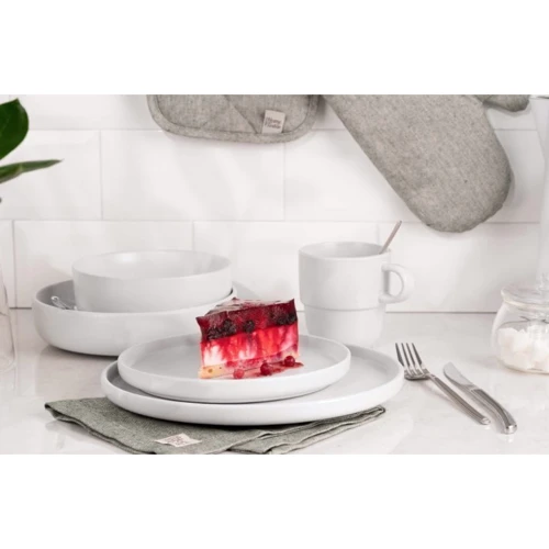 Тарелка Ardesto Trento десертная 20.5 см белая (AR2920TW)