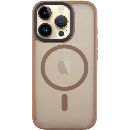 Чохол для iPhone Mobile Case TPU+PC Metal Buttons with MagSafe Gold для iPhone 16 Pro Max