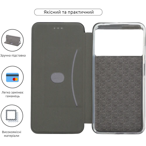 Чохол для телефона Fashion Classy Black for Xiaomi Poco M5: Тип чохол книжка