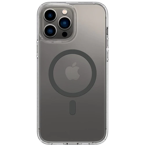 Чохол для iPhone Spigen Ultra Hybrid Mag Safe Graphite (ACS03211) для iPhone 13 Pro Max: Матеріали поликарбонат и полиуретан