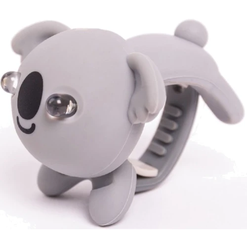 Фонарик-мигалка Zoonimal Коала LED для детского велосипеда белый (Z216_6DF-KO 8)