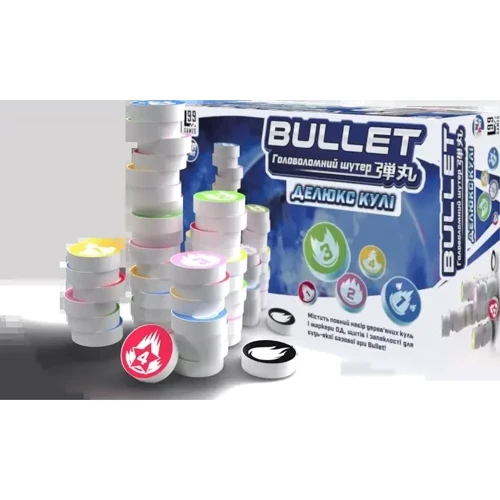 Настольная игра Games7Days BULLET Делюкс пули (дополнение) (gsd_bullet_1)