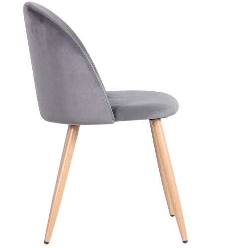 Стул обеденный AMF Sherry beech/dark grey velvet (545870): Материал каркаса металл