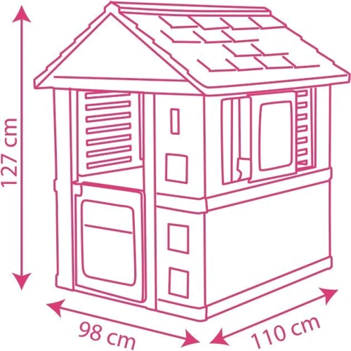 Игровой домик Smoby Corolle Garden House с раздвижными ставнями Розовый (810720): Производитель Smoby
