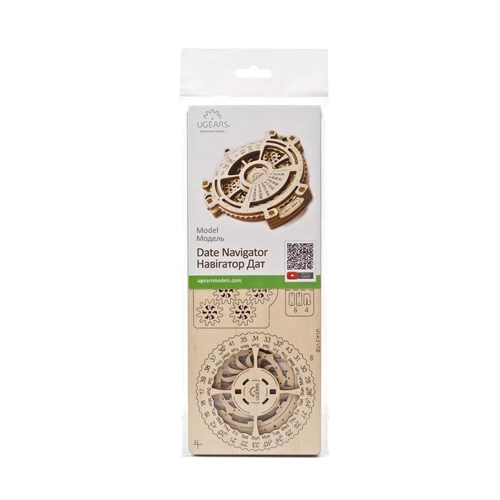 Механічний 3D пазл UGEARS Навігатор дат 2.0 (70218) фото 4