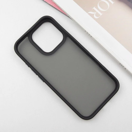 Чехол для iPhone Mobile Case TPU+PC Metal Buttons Black for iPhone 16 Pro: Тип аксессуара чехол