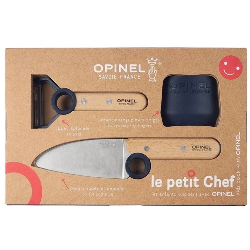 Набір кухонних ножів Opinel Le Petite Chef 3 предмети (204.66.91): Найменування Набор кухонных ножей 3 пр.