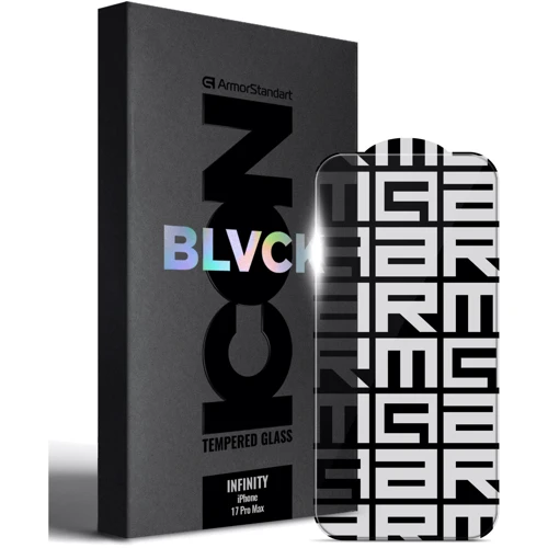 Защитное стекло для iPhone ArmorStandart Infinity Black Icon 2.75D Clear for iPhone 17 Pro Max (ARM86415): Тип защиты экрана на экран