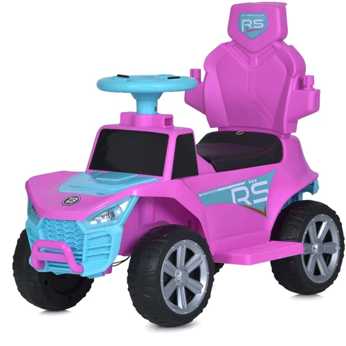 Детский электромобиль-толокар 2в1 Bambi розовый (M 5764EBLR-8)