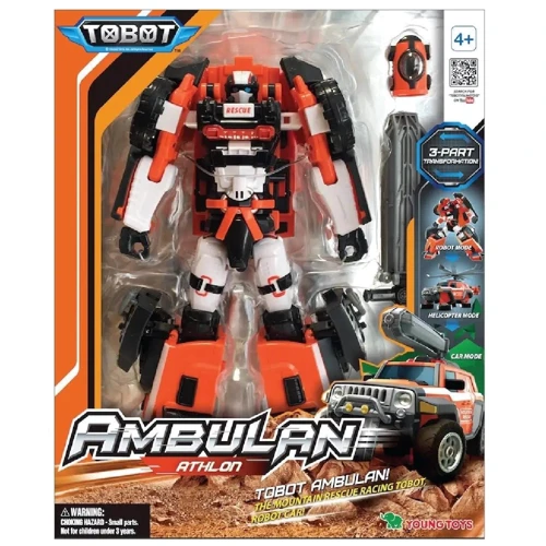 Іграшка-трансформер Tobot Athlon Тобот Амбулан (301074): Вік От 4 лет