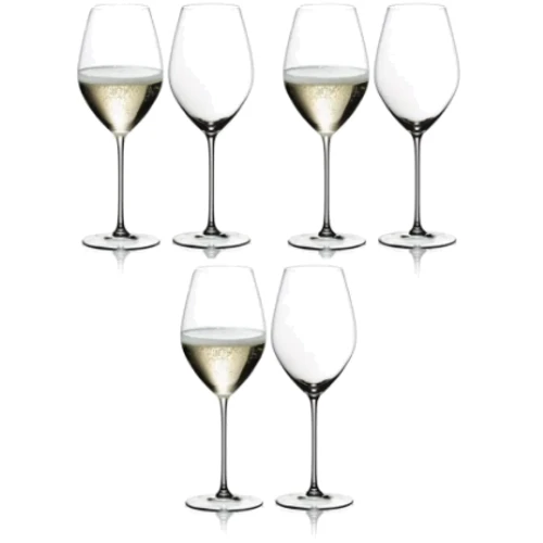Бокал Riedel Veritas Restaurant для шампанского 2х445 мл (0449/28_le): Количество в упаковке 2