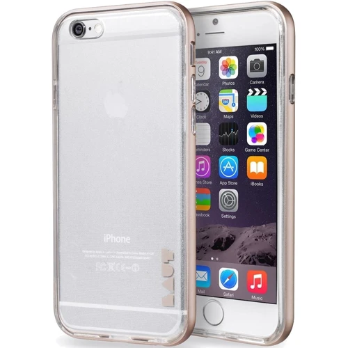 Чехол для iPhone LAUT EXO-FRAME Gold (LAUT_IP6P_EX_GD) for iPhone 6 Plus/6S Plus: Цвет золотой