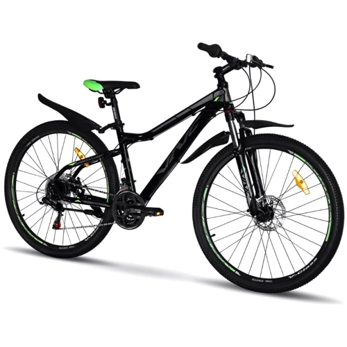 Велосипед VNC 2022' 29" MontRider A3 V1A3-2947-BG 47см (0103) black (shiny)/green (matt)