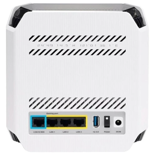 Маршрутизатор Wi-Fi ASUS ROG Rapture GT6 1PK white: Количество LAN портов 3
