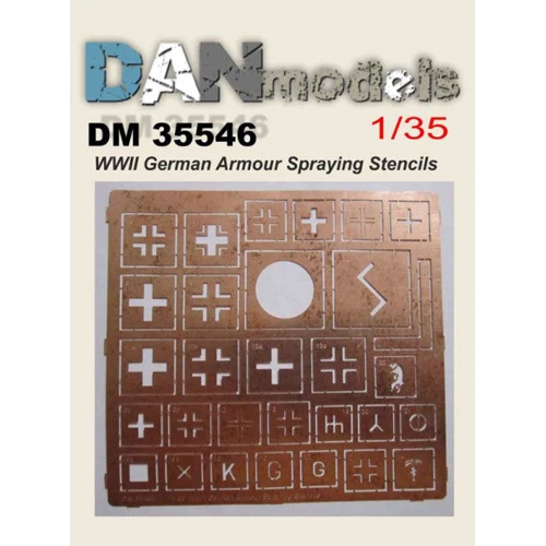 Фототравление DAN models Опознавательные знаки немецкой техники (DAN35546)