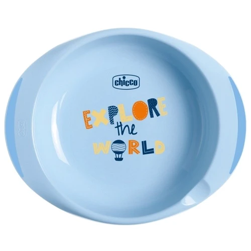 Набор тарелок Chicco Easy Feeding New 12 месяцев 2 штуки голубой (16002.20.00)