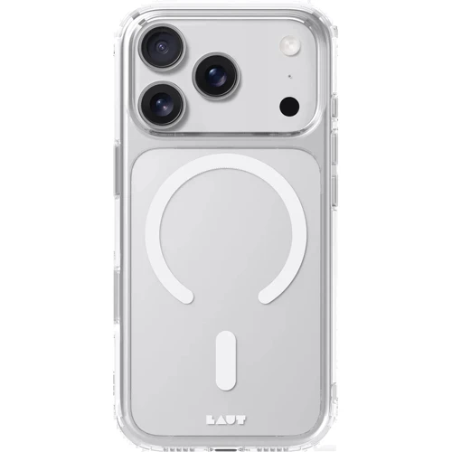 Чехол для iPhone LAUT CRYSTAL FLURO MagSafe Light Grey (L_IP25D_CF_LGY) for iPhone 17 Pro Max