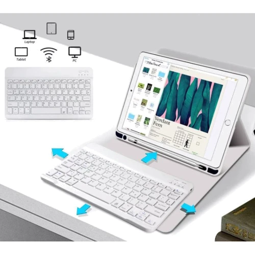 Аксесуар для iPad BeCover Case Smart Keyboard Gray for iPad 10.2 2019-2021/iPad Air 2019/Pro 10.5 (711135): Колір серый