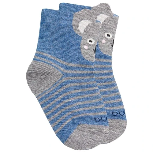 Детские носки с коалой, Duna, джинс, 12-14