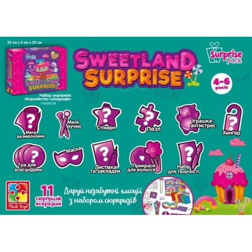 Набор для творчества Vladi Toys Королевство сладостей с сюрпризами (VT8080-04)