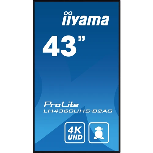 Монитор iiyama ProLite LH4360UHS-B2AG: Время реакции, мс 6