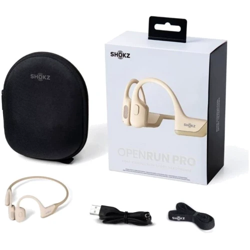 Наушники Shokz OpenRun Pro Beige: Тип крепления крепление на ушах