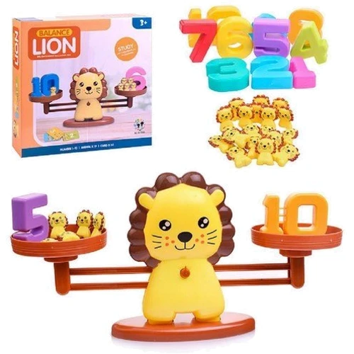 Игра-балансир детская математическая Сохрани баланс Лев (BY-6007): Производитель Noname