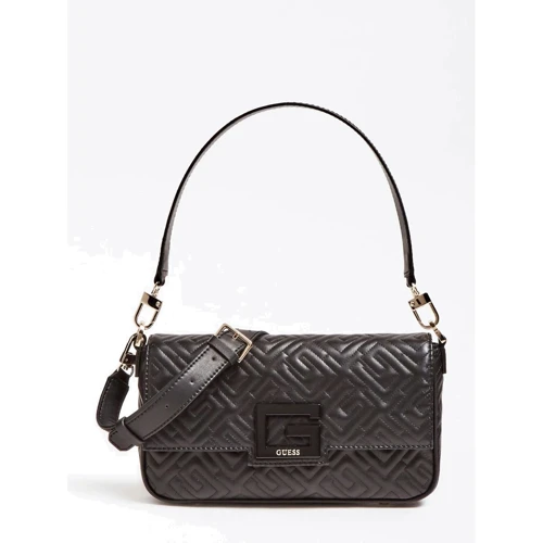 Жіноча сумка через плече Guess Brightside Shoulder Bag чорна (HWQG7580190-BLA)