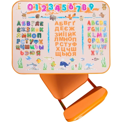 Детская парта OMMI Азбука Оранжевый