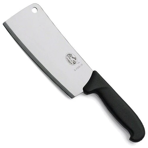 Кухонный нож Victorinox Fibrox Chef's 18см с черн. ручкой (5.4063.18)