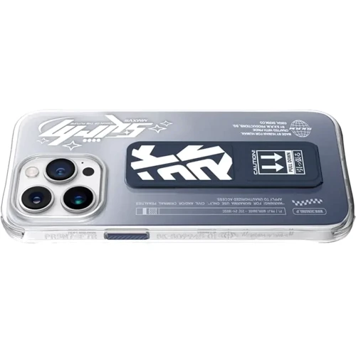 Чехол для iPhone SkinArma Cosmo with Grips-Tand Blue for iPhone 15 Pro: Тип чехла накладка на заднюю часть