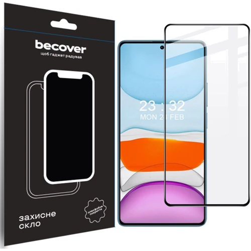 Аксессуар для смартфона BeCover Tempered Glass Black for Xiaomi Redmi Note 13 (710363): undefined undefined