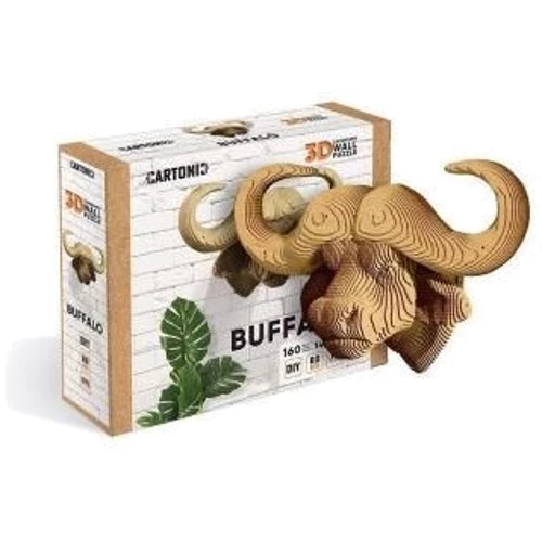 Картонный настенный конструктор Cartonic 3D Puzzle BUFFALO