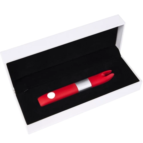 Миниатюрный вибратор флешка на 4 Гб Qvibry Mini Vibe Red, 12х1,5 см