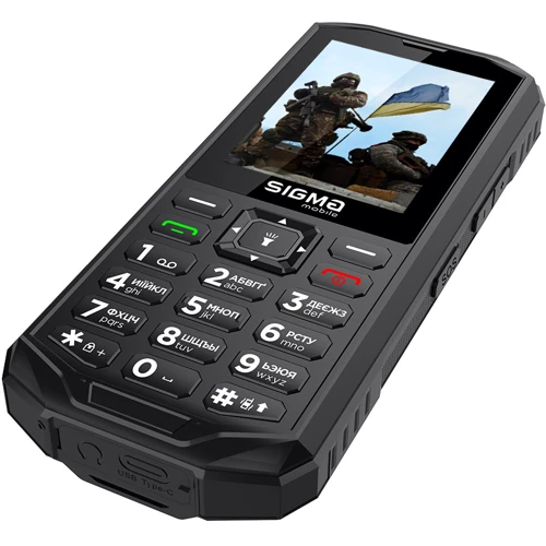 Мобильный телефон Sigma mobile X-treme PA68 Black (UA UCRF): Вес 175 г