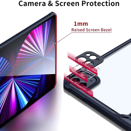 Аксессуар для iPad Xundd TPU+PC Stand Black for iPad Pro 13 2024 M4: Материал полиуретан
