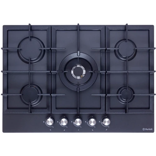 Варочная поверхность газовая Perfelli HGM 71624 BL
