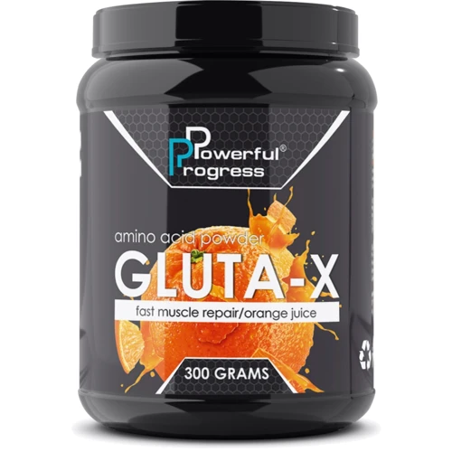 Аминокислота для спорта Powerful Progress Gluta Х 300 g /30 servings/ Orange