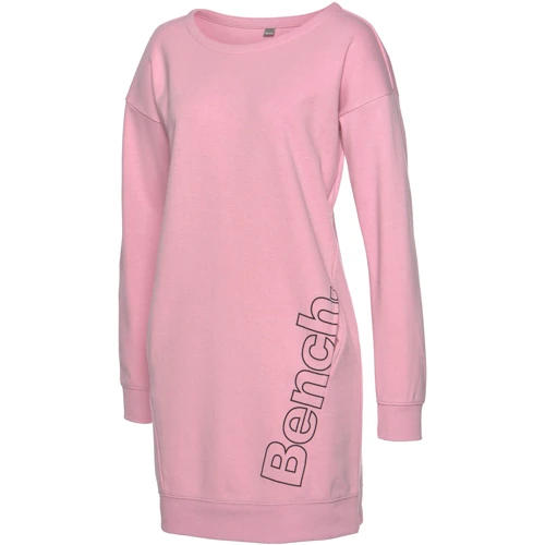 Платье Bench. 83957117 62-64 розовое спортивное до середины бедра: Фасон рукава Вшитый