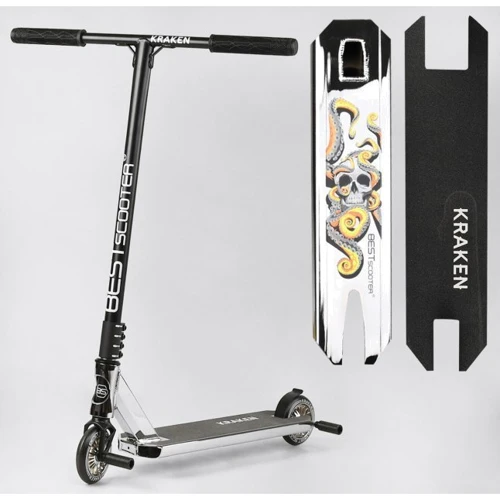 Самокат трюковий Best Scooter Kraken білий (KR-82080)