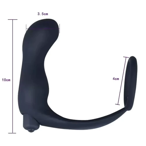 Эрекционное кольцо с вибро массажером простаты XESE PM-13-10 ( 10 режимов вибрации )