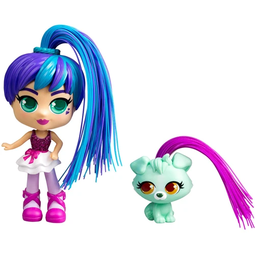 Игровой набор с куклой и питомцем Curligirls - Балерина Росли и Кода 82098