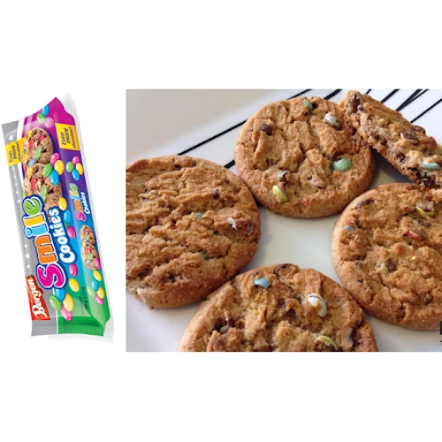 Печенье Bergen Cookies Smile Drops, 100 г (WT3935): Вес нетто 100 г