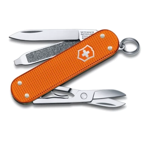 Мультитул Victorinox Classic SD 58мм/5функций/рифленый оранжевый (0.6221.L21)